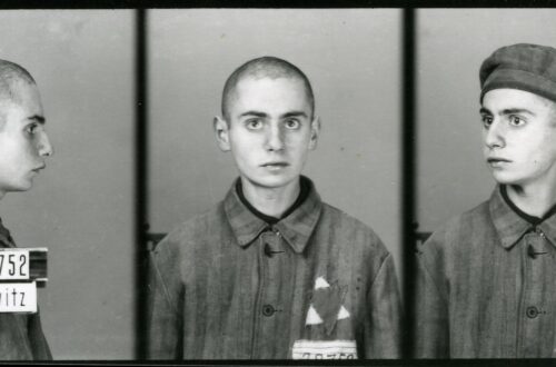 Fotos policials nazis de presoner jueu.