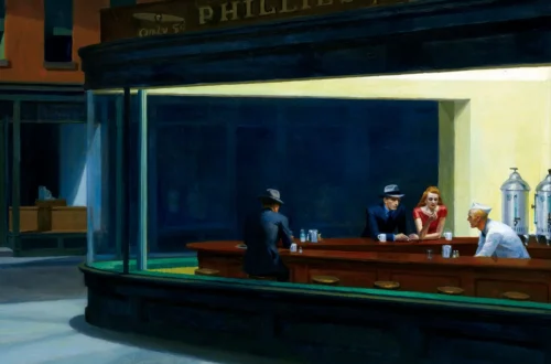 Nighthawks d'Edward Hopper: "Ningú no parla. Ningú no mira ningú altre. És el bar un refugi per als aïllats, un lloc de consol, o serveix per il·lustrar la desconnexió que prolifera a les ciutats?